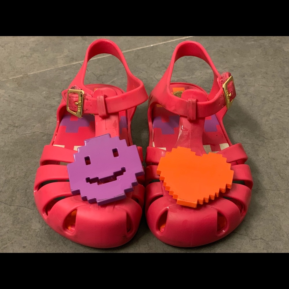 Mini Melissa sandal emoji size 8T